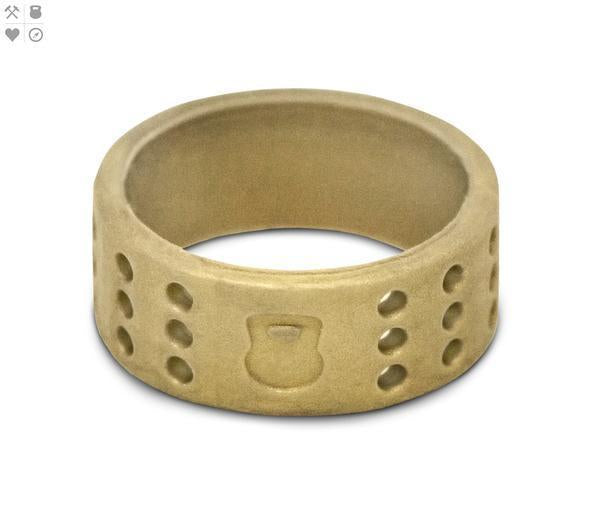 Men's Perforated and Dual Color Ring
