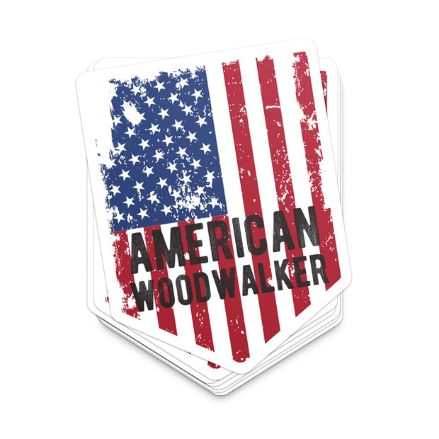 American Woodwalker Shield Decal