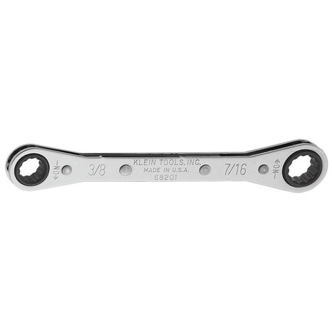 Klein - Ratcheting Box Wrench 3/8 x 7/16