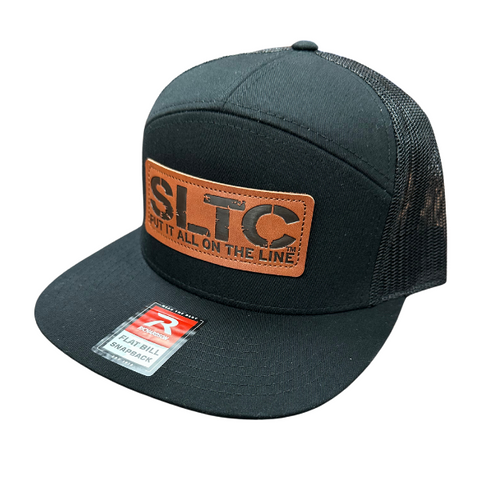 SLTC Faux Leather Patch Cap