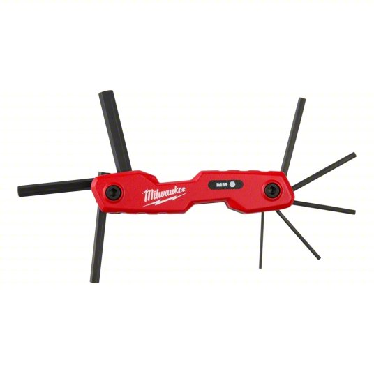 Milwaukee 8pc Folding Hex Key - Metric 48-22-2182