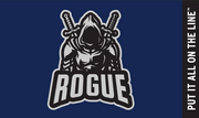 flag featuring the rogue PC logo