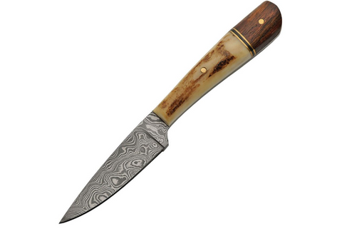 Stag and Rosewood Fixed Blade