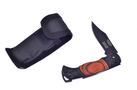 Defender Parkawood Folder 4" Knife