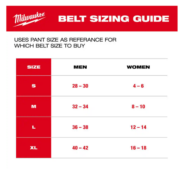 Milwaukee FreeFlex Nylon Web Belt Black