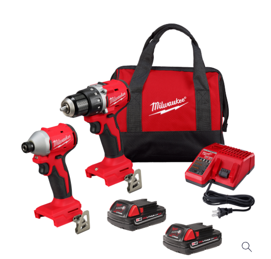 Milwaukee M18 Compact Brushless 2 Tool Combo Kit