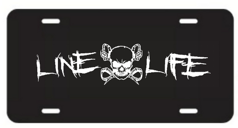 Line Life License Plate - Car Tag
