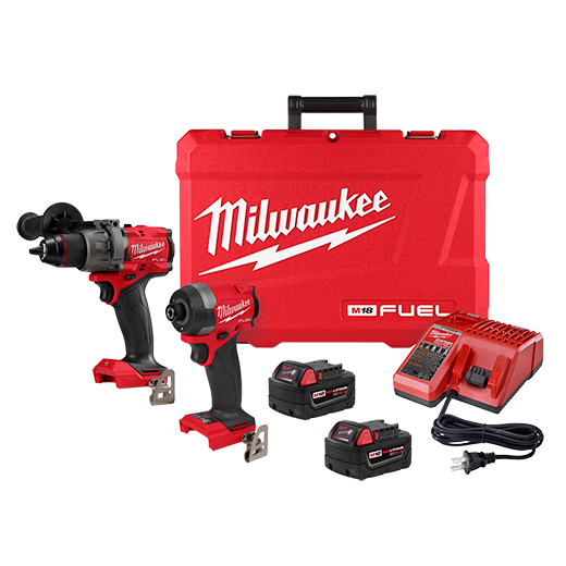 Milwaukee M18 Compact Brushless 2 Tool Combo Kit Elevated Gear