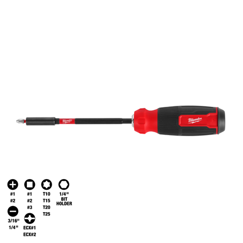 Milwaukee 14 in 1 Multi Bit Screwdriver W/Shockwave Bits