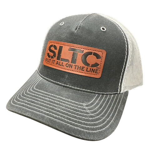 SLTC Faux Leather Patch Cap